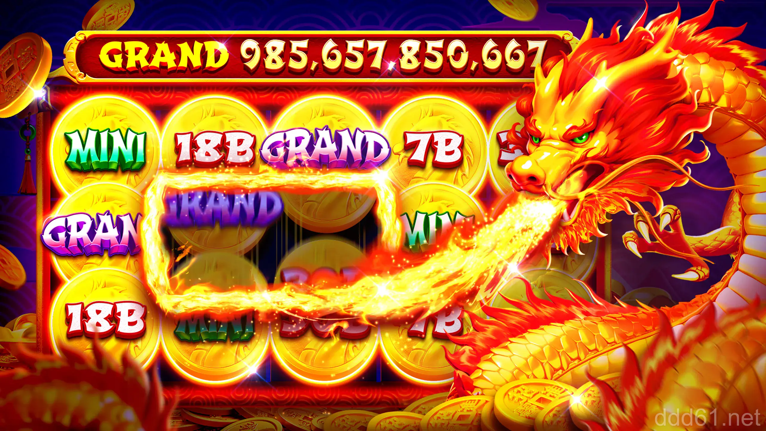 Tela inicial do aplicativo DDD 61